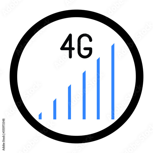 Network internet or mobile server icon