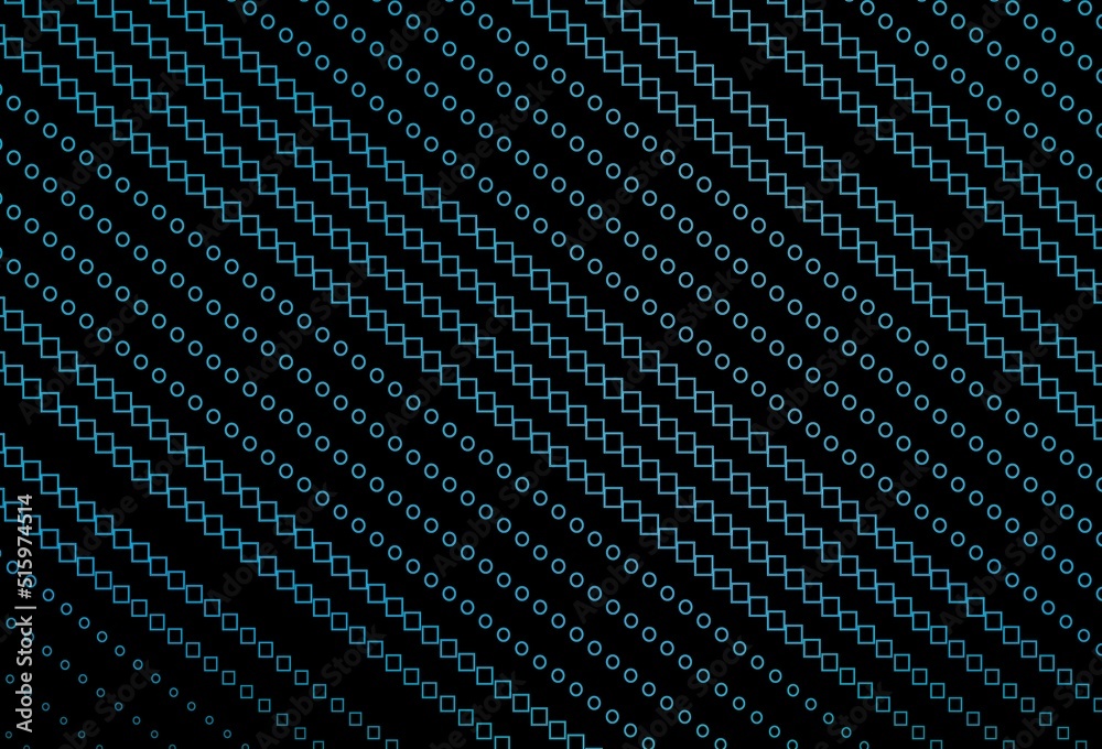 Dark BLUE vector template with square style. Dark BLUE vector template with square style.