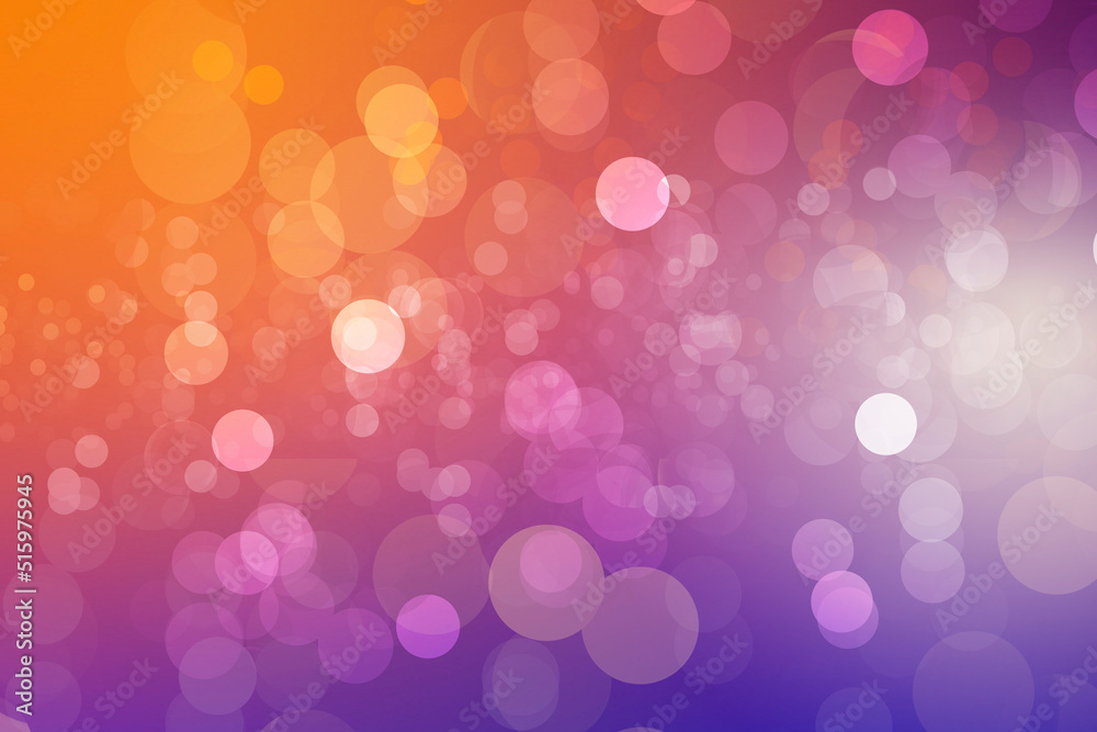 abstract bokeh background purple and orange