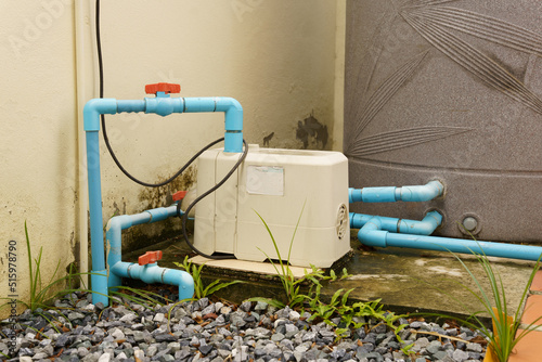 automatic water pump to pump water into the house