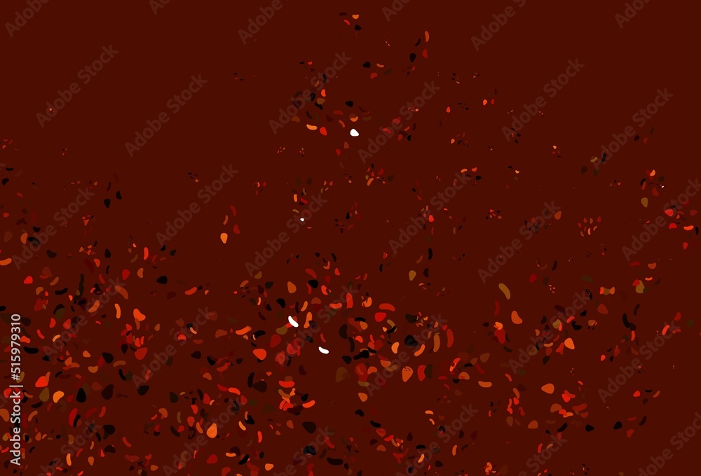 Light Orange vector background with abstract forms. Light Orange vector background with abstract forms.