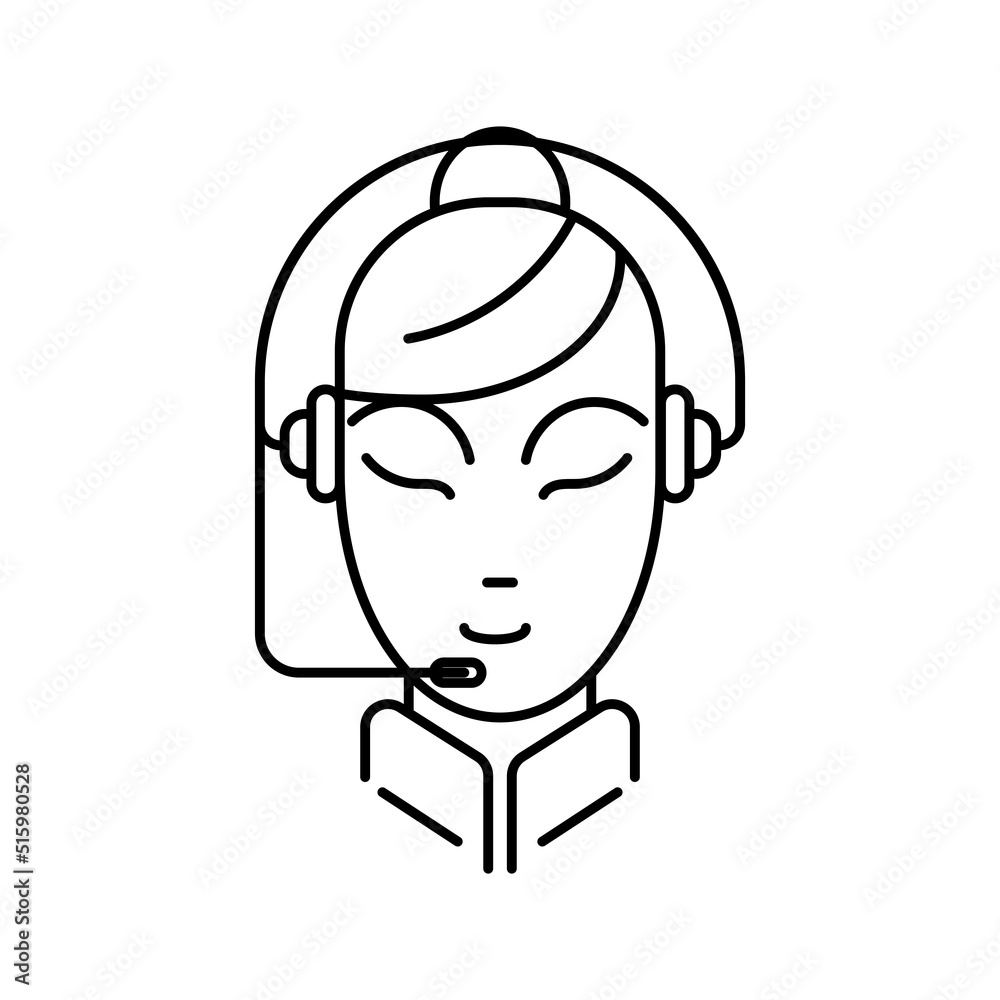 a modern simple linear contour symbolizing an online medical consultation to improve mental health a modern simple linear contour symbolizing an online medical consultation to improve mental health