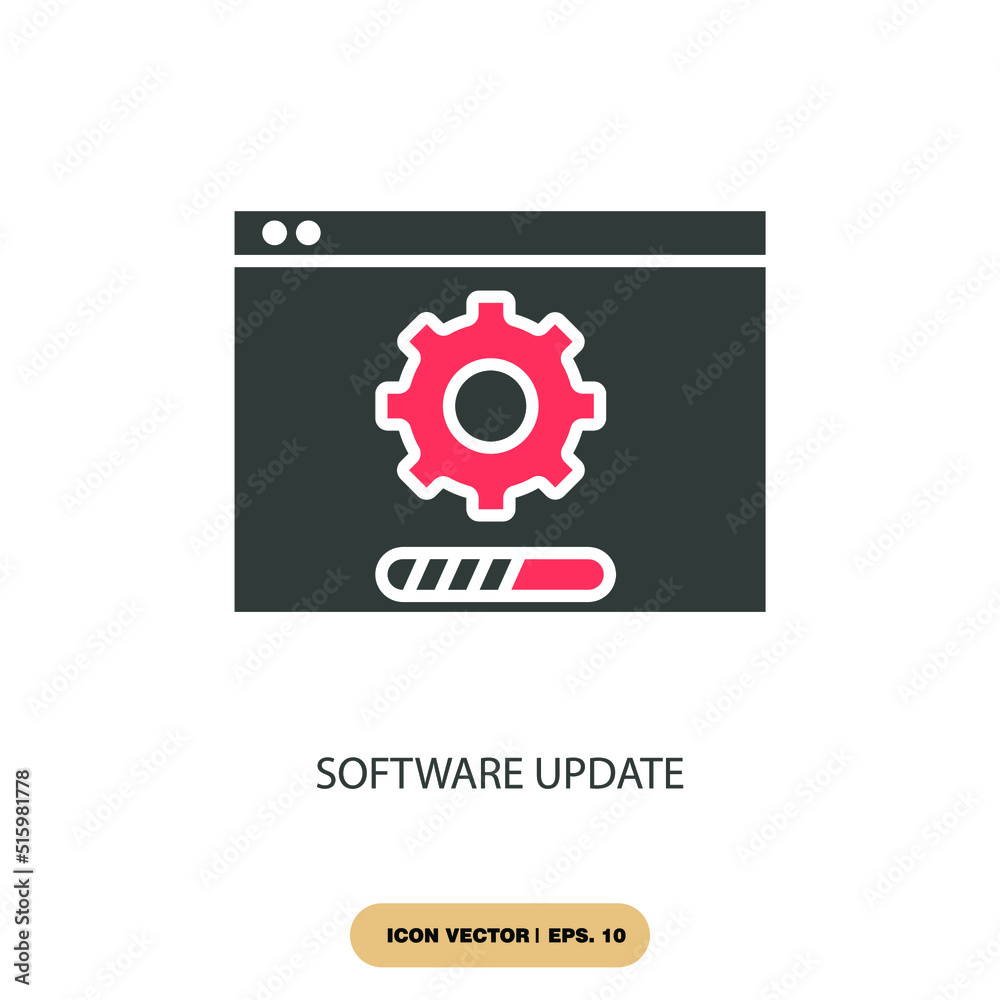 software update icons  symbol vector elements for infographic web