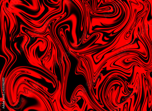 red black horror liquid marble style abstract background 
