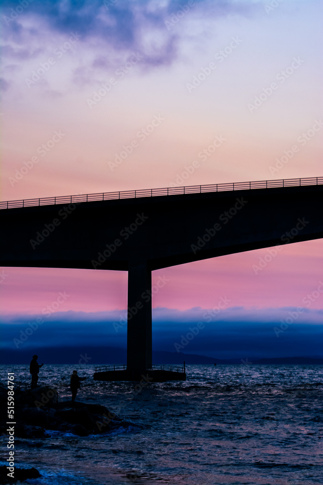 A Fisher’s Sunset Bridge A Fisher’s Sunset Bridge