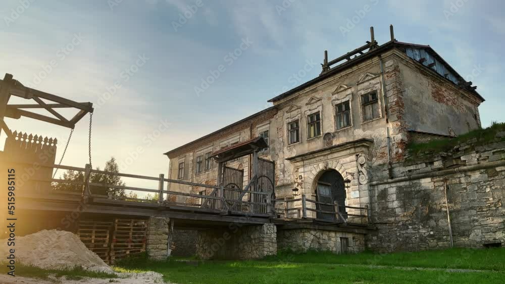 time lapse of old Ukrainian monastery. High quality 4k footage time lapse of old Ukrainian monastery. High quality 4k footage
