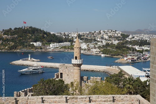 View of Bodrum Town in Turkey