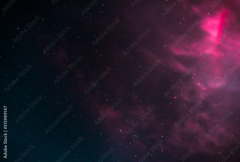 the beauty of the night star banner background. Galaxy is colorful and very beautiful