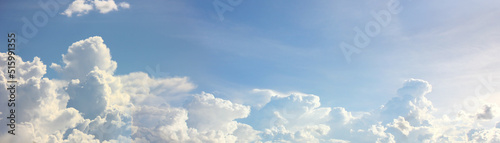 Fototapeta Naklejka Na Ścianę i Meble -  blue sky white cloud shape nature background