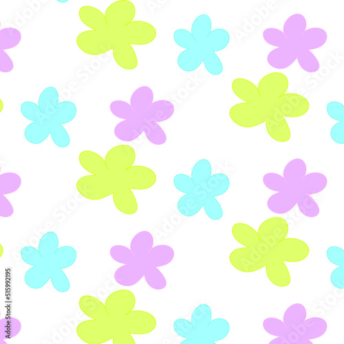 seamless colorful floral pattern 