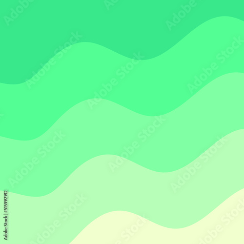 abstract background with green waves