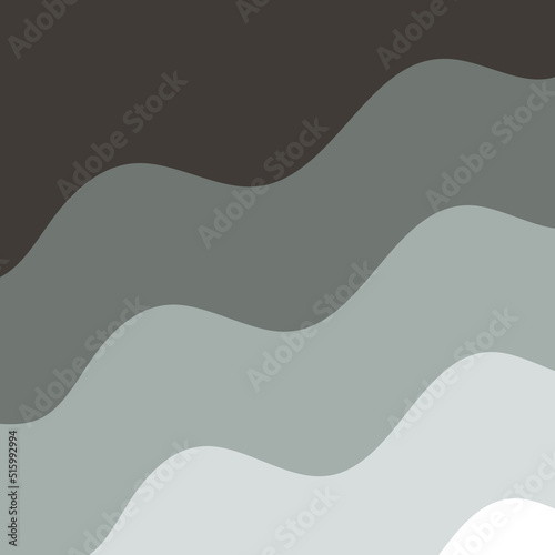 abstract background with waves dark grey color