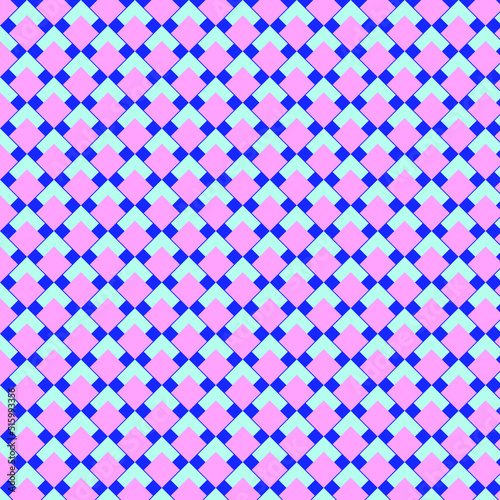 seamless geometric pattern pink and blue 