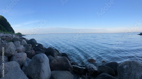 rocks and sea