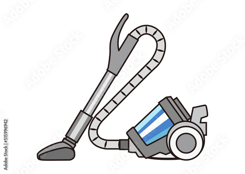 サイクロン式掃除機のイラスト