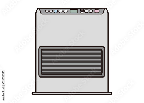 電気ストーブのイラスト