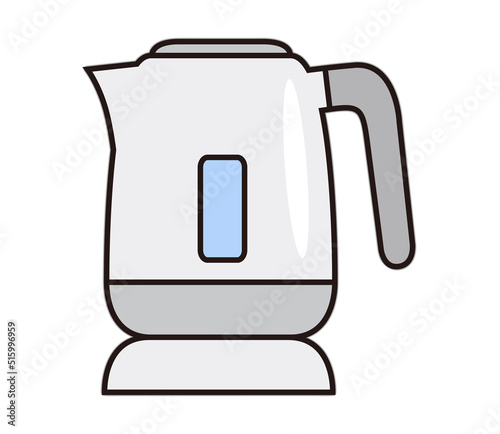電気ケトルのイラスト