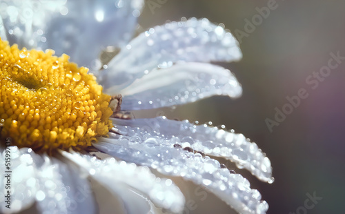 Photography Garden daisies Leucanthemum vulgare close up