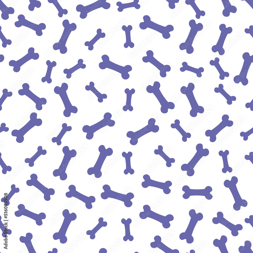 Purple bone treat seamless pattern. Purple bone treat seamless pattern.