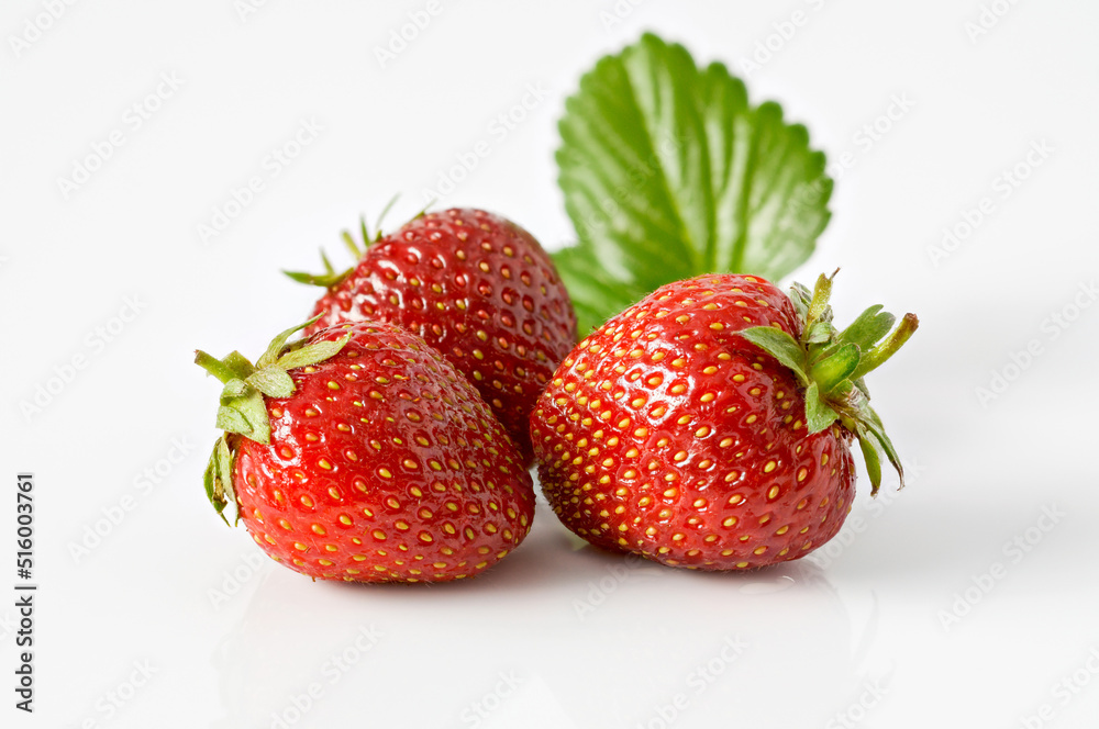 strawberries Fragaria ananassa Duchesne red fruit strawberries Fragaria ananassa Duchesne red fruit