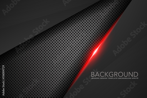abstract metallic red black frame layout design tech innovation concept background 