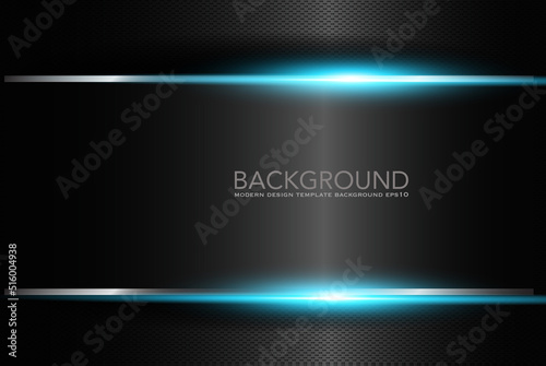abstract metallic black blue frame sport design concept innovation background - Vector	