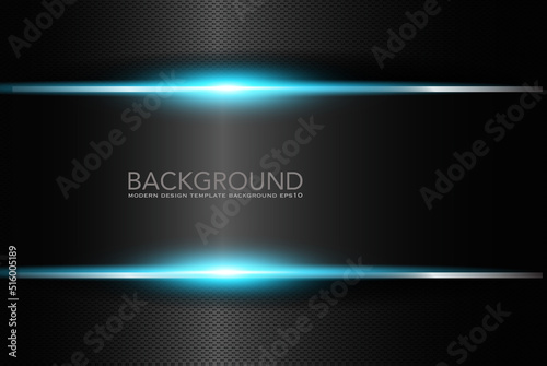 abstract metallic black blue frame sport design concept innovation background - Vector	