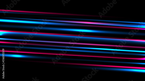Abstract blue and red neon ...