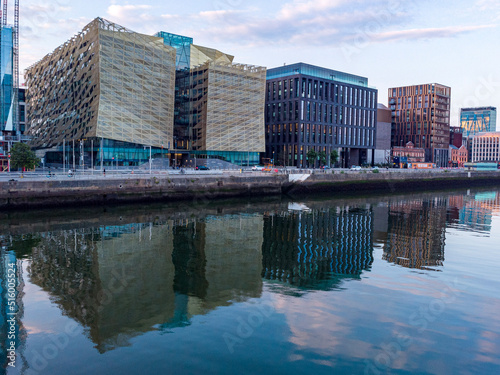 Canvas Print Dublin Docklands