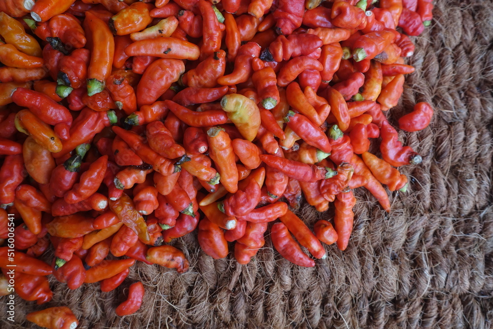 Cayenne pepper (Capsicum frutescens) is a fruit and plant member of the genus Capsicum whose fruit grows towering upwards. Cayenne pepper (Capsicum frutescens) is a fruit and plant member of the genus Capsicum whose fruit grows towering upwards.