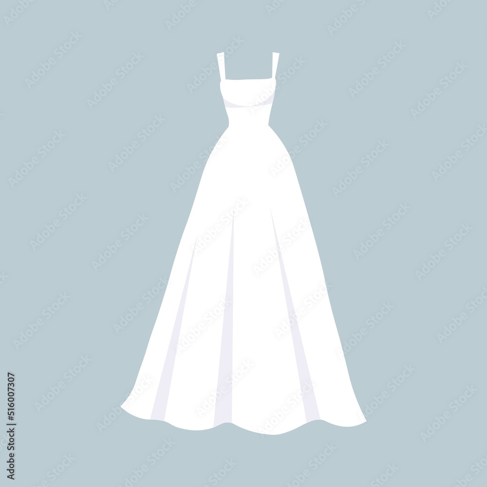 Elegant white dress for bride Elegant white dress for bride
