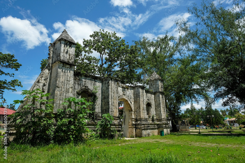 Panglao, Philippines - June 2022: Views of the Crusaders Of Fatima Shrine in Panglao on June 24, 2022 in Bohol, Philippines. Panglao, Philippines - June 2022: Views of the Crusaders Of Fatima Shrine in Panglao on June 24, 2022 in Bohol, Philippines.