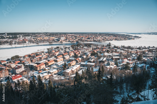 Bild auf Leinwand Östersund (Sweden Lapland) in March