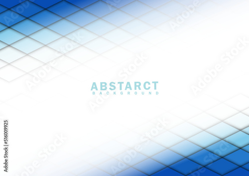 The gradient blue square pattern has space to enter text.