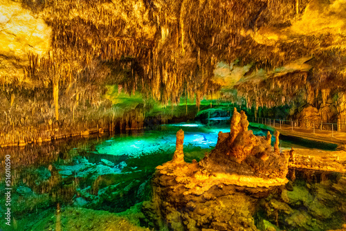 Famous cave Cuevas del Drach in Porto Christo Mallorca - Dragon Caves photo