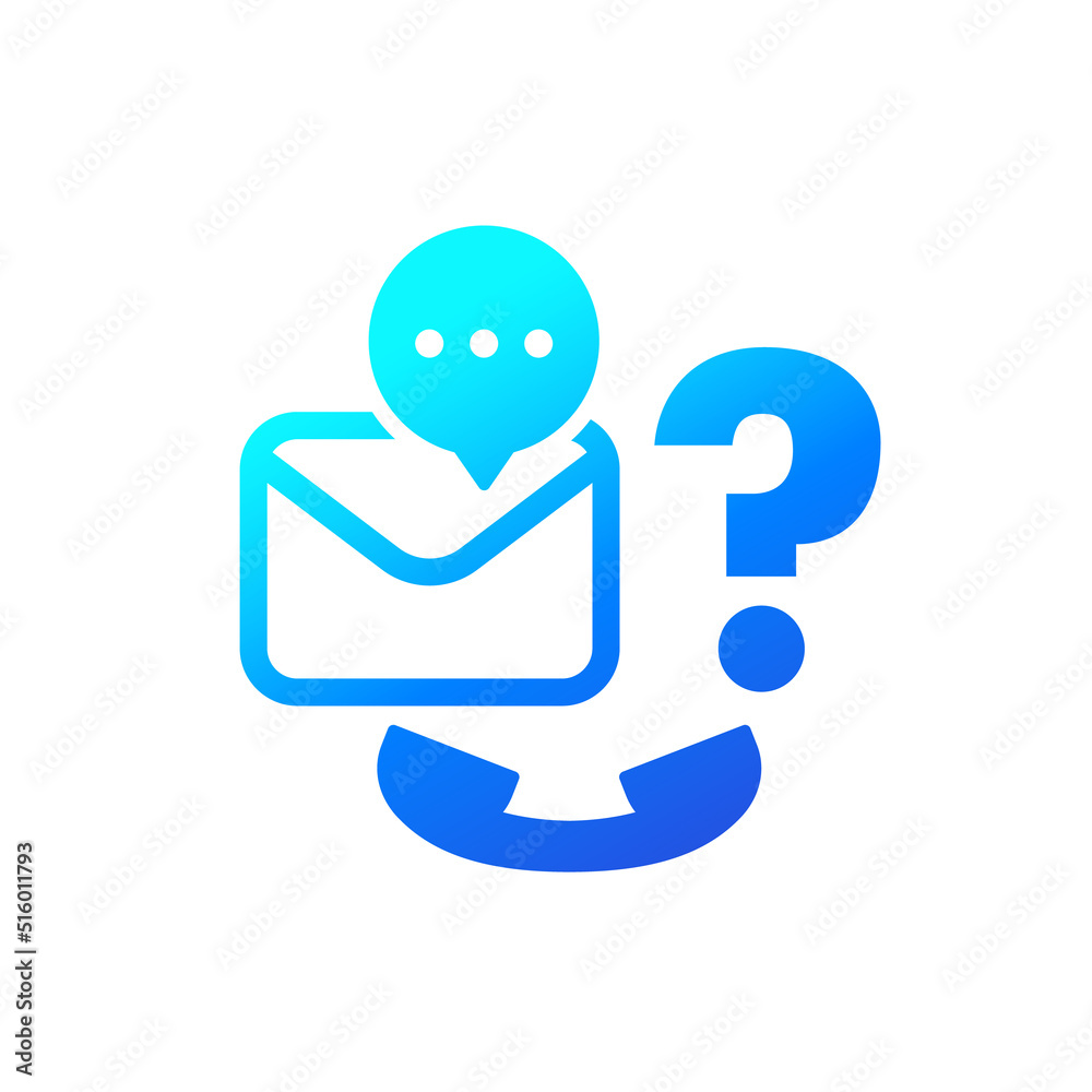 contact us icon on white contact us icon on white