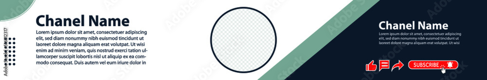 YouTube Channel cover web banner design YouTube Channel cover web banner design