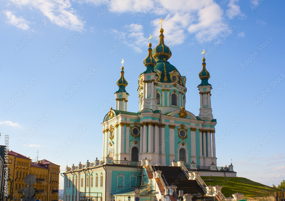St. Andrew Church in Kyiv, Ukraine	
