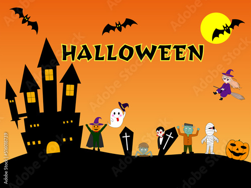 ハロウィンのイラスト