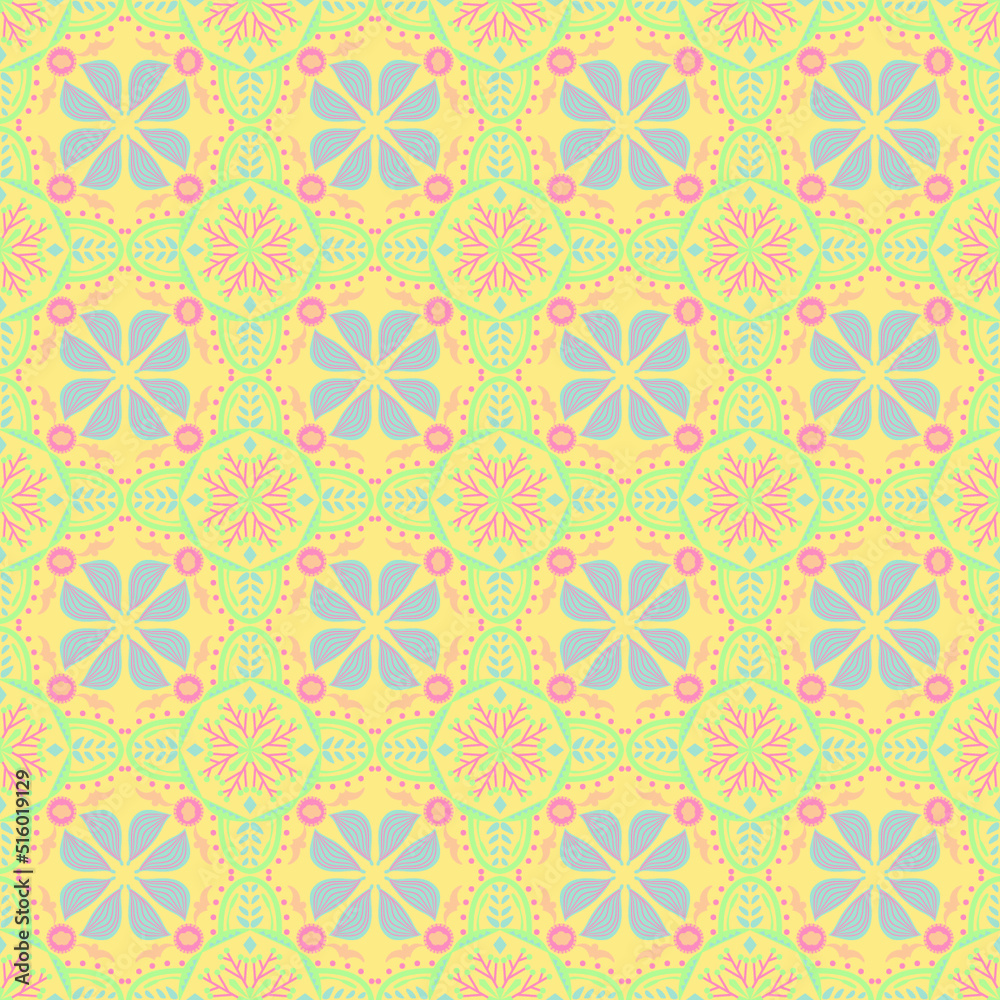 Nature Seamless Pattern Garden Floral Background Damask Aboriginal Ornament Art Nature Seamless Pattern Garden Floral Background Damask Aboriginal Ornament Art