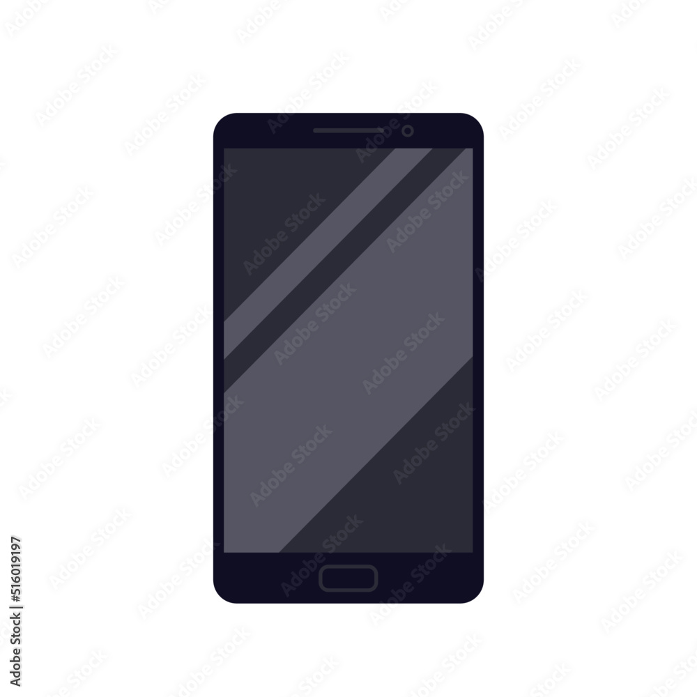 smartphone flat vector illustration. mobile phone cartoon illustration. isolated on white background smartphone flat vector illustration. mobile phone cartoon illustration. isolated on white background