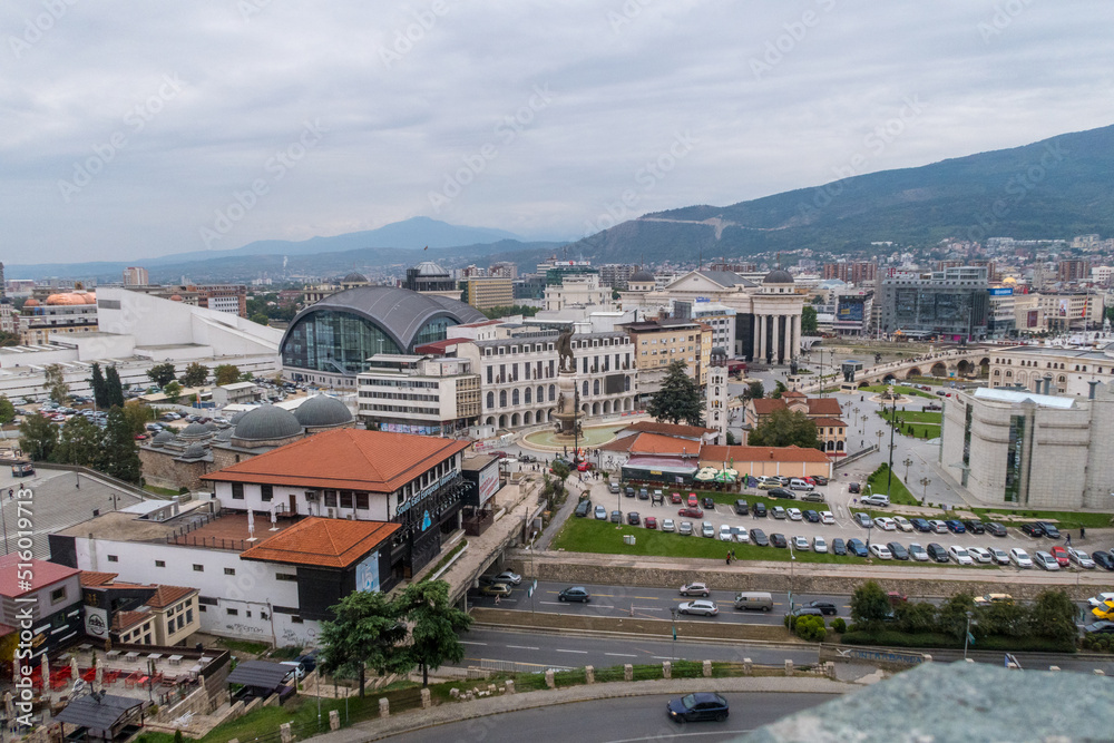 Skopje von oben
