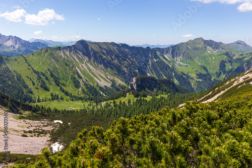 View from Seekarspitze to Achensee, Austria, Tyrol