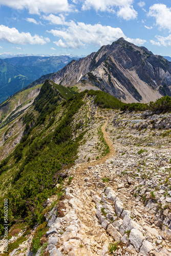 View from Seekarspitze to Achensee, Austria, Tyrol