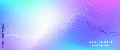 Gradient background with wavy lines 