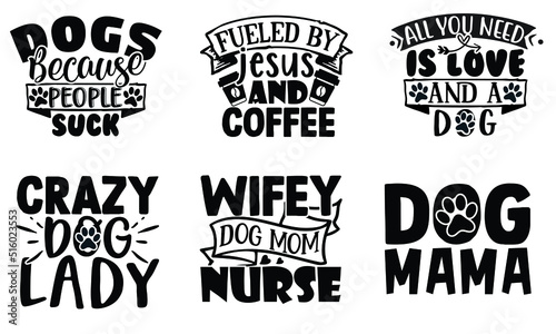 SVG designs bundle. dog t shirt design for t shirt  Mug or bag or pod