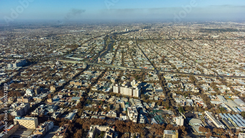 Aerial view of the city of Mendoza.