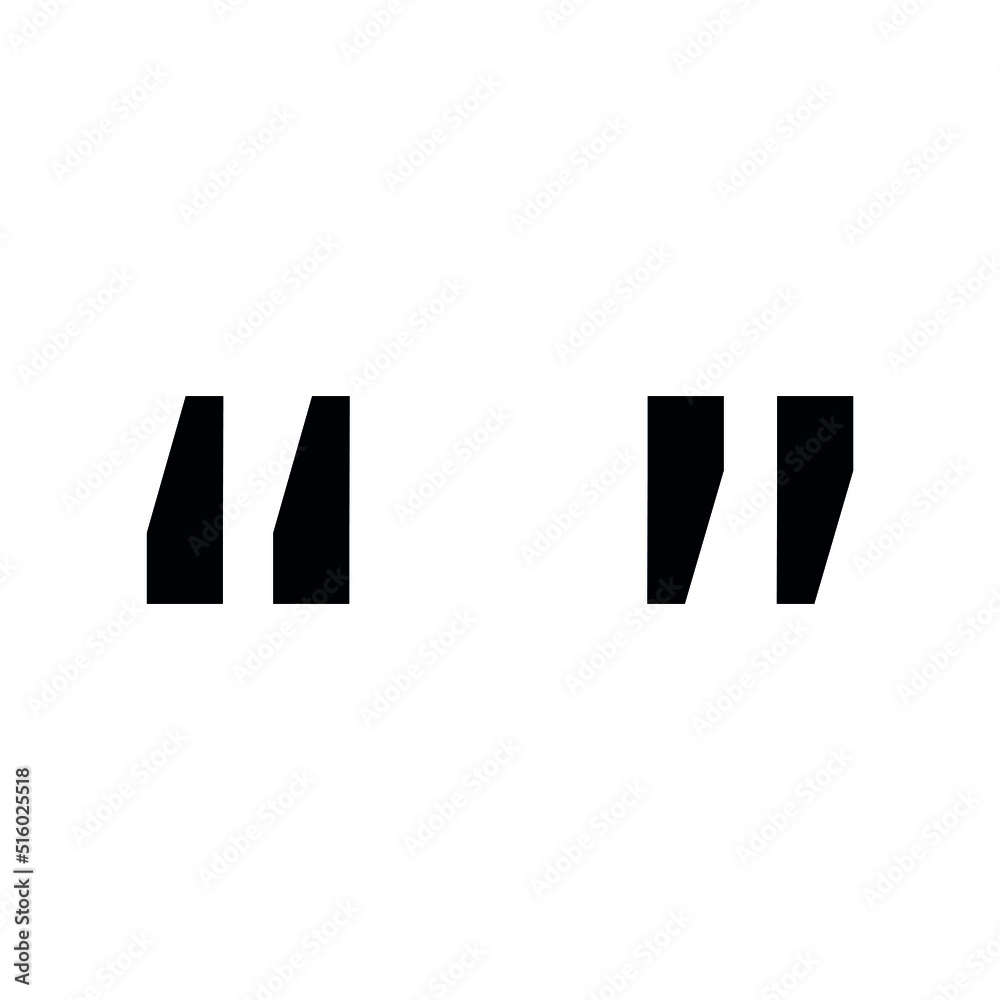 quotation mark in English grammar vector illustration quotation mark in English grammar vector illustration