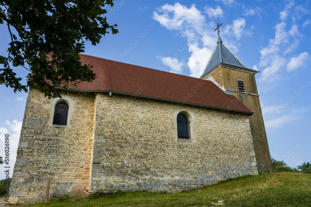Notre Dame des Conches, Drom, Jasseron, La Bresse, Ain, Auvergne-Rhône-Alpes, France Notre Dame des Conches, Drom, Jasseron, La Bresse, Ain, Auvergne-Rhône-Alpes, France