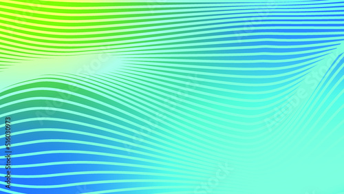Modern abstract wave lines effect colorful vector background